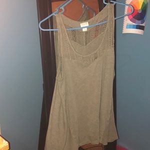 Green tank top
